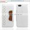 hit color wallet style genuine leather phone case for iphone 7 6 5 4 s c se plus