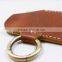 Handmade cow hide leather bus card holder