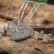 New arrival charm sweetheart engraved heart shape necklace women fashion jewelry
