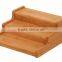 Classics 3-Tier Expandable Bamboo Spice Rack Step Shelf Organizer