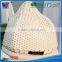 2016 Winter colorful bonnet kids beanie cotton knitted fabric knitted hat