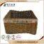 custom wholesale form china Accept OEM rustic hinging outdoor planter wicker basket no handles
