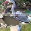Plastic decorative garden heron