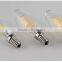 Hot Selling 2016 New Filament LED Candle Lamp 2W C35 360degree LED Candle Bulb with E14 Lamp Base Super Brightness 115lm/W