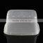 High quality plastic food container PP box flat cover 2000ml