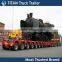 Heavy duty Low platform multi-axle hydraulic truck trailer for sale