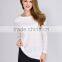 PRETTY STEPS 2016 stylish long sleeve fashion white sweaters designs for women