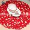 costom logo and hollow out shape 100% silicon mat with print logo