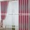 Foil blackout curtain fabric, red stripe curtain fabirc, kitchen curtain and valances