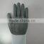 13 gauge nylon knitted working gloves coated with nitrile on palm