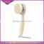 Korean New Soft Fiber Facial Brush Mild Exfoliating face cleaner with Deep Facial Cleansing Wash Pore Care face Wooden Brush