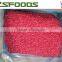2015 crop IQF raspberry crumble high quality