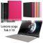 3-Fold Quality Karst Texture Leather CASE for LENOVO YOGA TAB 10.1 X50L Case foldable smart case Business Protective case PC+ PU