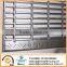 Non skid/slip galvanized steel Bar grating stairs treads with diamond plate nosing