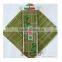 2017 new release green bamboo sushi mat 24*24cm on sale