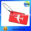 Tuopu funny luggage tag,aluminum alloy airbus luggage tag, aluminum travel label