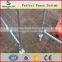 Non coated frame finishing and heat treated pressure type mobile fence