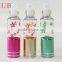 Pocket sized 8ml empty refillable glass roll on deodorant bottle with aluminum cap for cosmetic essential oil