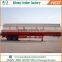Truck trailer tri axles 45000 liters oil tank trailers 50cbm fuel tank trailer with pump