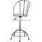 Bar Stool High Chair with Gas Lift and Wheels