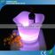 Computer Control Plastic Battery Rechargeable Ice Bucket Illuminated LED Beer Cooler