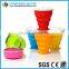 Coffee cups, silicone tea cup, folding water cup