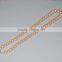 Pretty 3-4mm Pink Freshwater Pearl Necklace 925 Sterling Silver Clasp