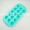Heart shape silicone baking molds / cheap silicone baking form / custom bake mold