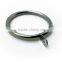 Brushed Nickel Plated Curtain Metal Rod Ring Fixed Eyelet Inside Diameter 43mm - 4 Colors