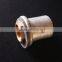 Gold galvanized electrical Male or Female Brass bush (short) with lock nut