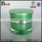 luxury cosmetic jar with lid 15ml 30ml 50ml unique shape acrylic jar custom color plastic acrylic cream container