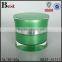 luxury ball shape cosmetic cream jar 15g 30g 50g white color acrylic cream jar with lid