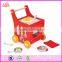 2017 new design pretend play funny wooden kids toy kitchen W10C256