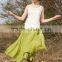 FASHION CHIFFON LONG SKIRTS BIG Hemlines stelisy E006S