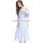 Designer Lady Straight Smart Casual Cloth Beautiful Fashion New Model Woman Dress