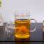 Glass cup kungfu tea cup three part glass cup filter glass cup coffee cup milk cup juice cup for hotel and resturant