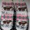 Kids anti slip moccasin slipper sock
