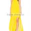 Cheap Long Yellow Maxi Dress India Desgin One Piece Summer beach dress