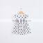 Children Boutique Summer Clothing Baby Girls White Big Polka Dot Ruffle Dress Party Wear