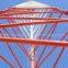 Triangular telecom tower