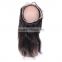 Factory Price 360 Degree Bond Lace Closure Virgin Brazilian Hair 22"*4"*2" Straight 360 Lace Frontal Closure with Baby Hair