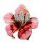Rhinestone Rose Multicolor Beautiful Bride Wedding Brooches Pin