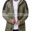 Camouflage Coat Parka Winter Autumn Transitional Jacket Khaki Black