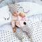 B22216A Infant Korea style long sleeved rompers lovely baby cartoon bear Romper