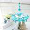 plastic clothes hanger drying rack with 8 clips