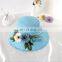 Simple Summer Sun Hat Straw Hat Flower Trimmings Hat