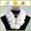 round neck scarf winter women's rex rabbit fur collar scarf