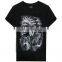 Indian print softtextile rock t-shirt,softtextile printed t-shirt