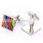 Novelty High Quality Enamel Cufflinks Colorfull Men's Cuff
