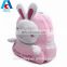 children fashion cute animal shaped plush rabbit backpack